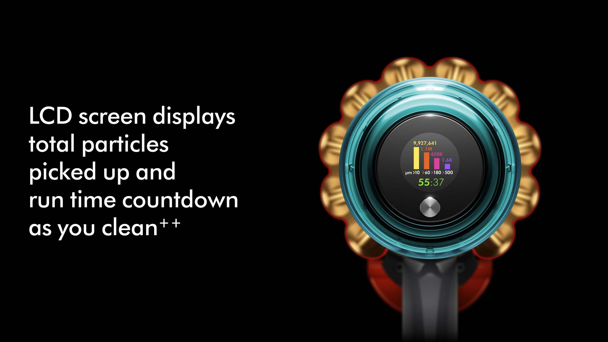 Dyson V15 LCD-Bildschirm-Display